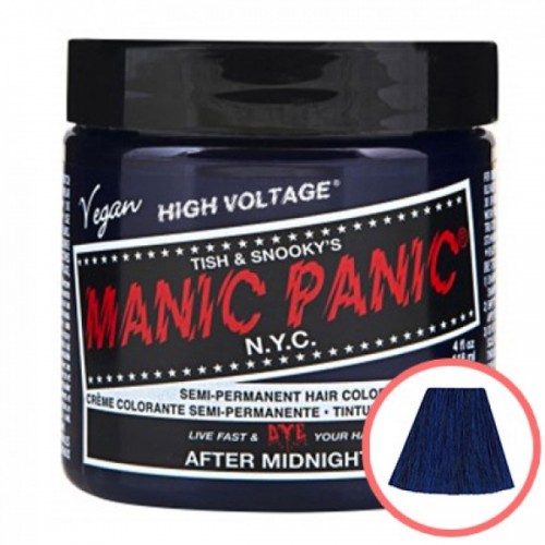 MANIC PANIC HIGH VOLTAGE CLASSIC CREAM FORMULAR HAIR COLOR (01 AFTER MIDNIGHT)